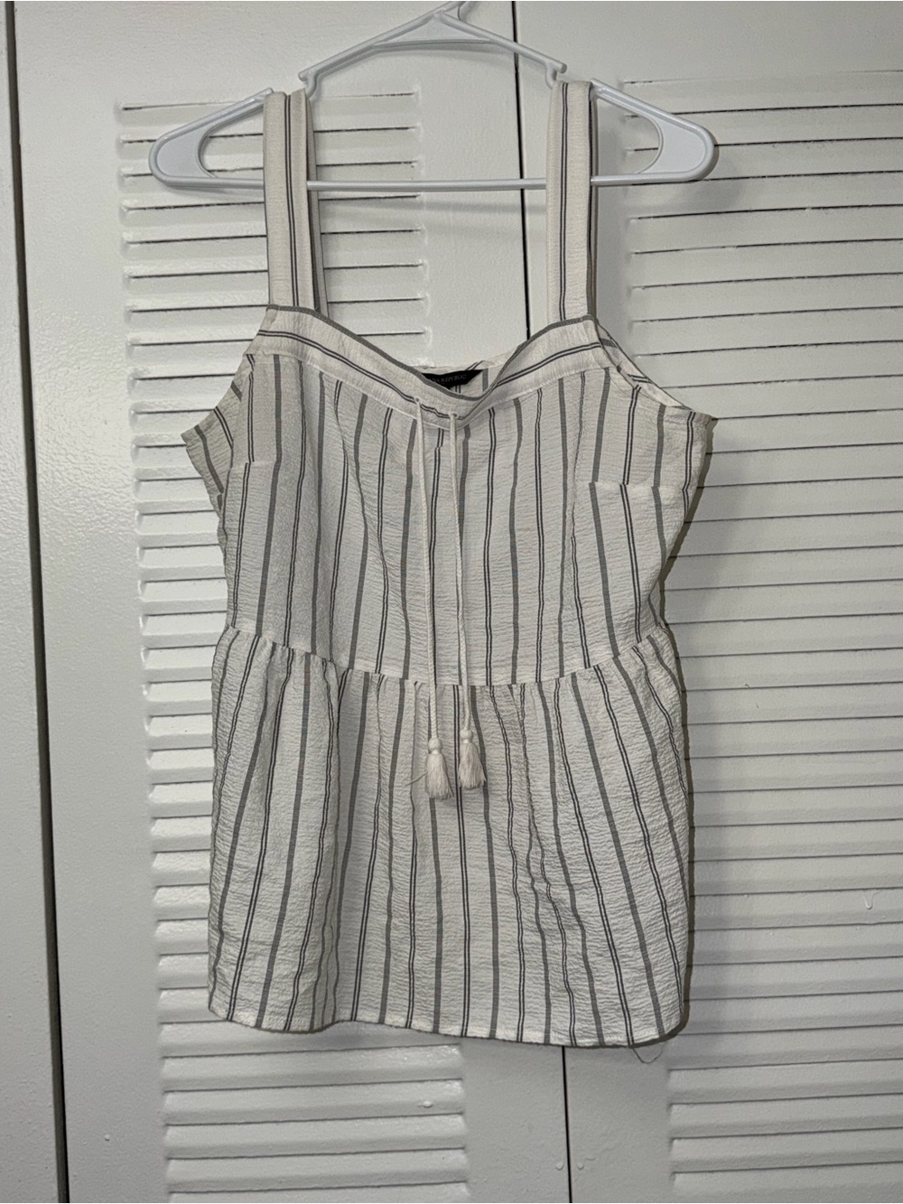 Banana Republic Women’s Striped Babydoll Tank Top size M